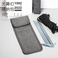 Portable Oxford Cloth Tent Peg Storage Bag for Outdoor Camping