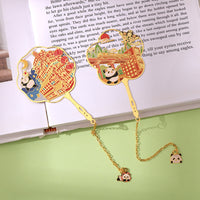 Chongqing Landmark Metal Bookmark with Tassel - Souvenir & Gift