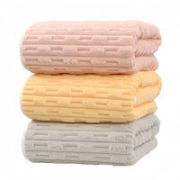 Coral Fleece Towel, Thickened, Highly Absorbent, Quick-Dry, Lint-Free for Face, Hand, Hair