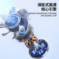 Portable Handheld USB Rechargeable Mini Fan with Cooling Feature and Foldable Neck Lanyard
