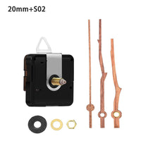 DIY Silent Quartz Clock Movement Kit with Walnut Hands for Wall Clocks