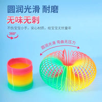 Large Magic Rainbow Spring Toy for Kids and Adults, Educational Elastic Coil for Professional Performance and Balance Training