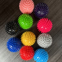 Spiky Massage Ball for Muscle Relaxation, PVC Yoga Acupressure Fitness Fascia Ball