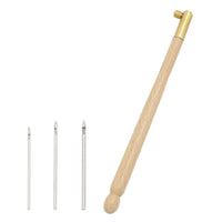 French Embroidery Crochet Hook Set with 3 Needles for DIY Cross Stitch and Yarn Crafts