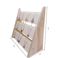 Multi-Layer Necklace Display Stand Jewelry Organizer Tray for Countertop and Booths