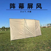 Outdoor Windproof Camping Screen Portable Windbreak Wall for Patio and Stall