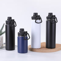 Vacuum Insulated Stainless Steel Water Bottle with Handle for Outdoor Sports