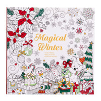 Magical Winter Christmas Coloring Book for Kids