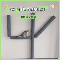 Self-Adhesive Sisal Cat Scratching Post for Wall Corner - Furniture Protector