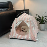 Cave Pet Bed Enclosed Warm Cat Dog House for Winter