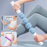 Four-Ball Roller Massage Stick Muscle Relaxation Fascia Roller for Legs and Calves