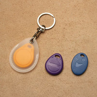 Frosted Transparent Access Card Holder with Retractable Lanyard for Elevator, Bus, and Community Cards