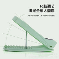 Adjustable Slant Board Calf Stretcher for Leg Exercise and Fitness, Foldable