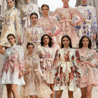 2026 New Resort Style Floral Beaded Short Dress Two-Piece Set