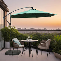 Outdoor Patio Umbrella with UV Protection and Waterproof Fabric for Cafe Balcony