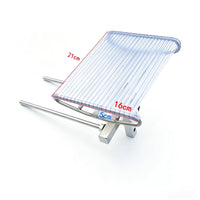 Adjustable Stainless Steel U-Shaped Pillow Holder for Salon Shampoo Beds