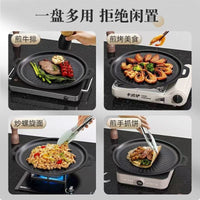 Maifan Stone Non-Stick BBQ Grill Pan for Home Use Korean Style Teppanyaki Outdoor Grill Plate