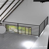 Durable Zinc Steel & Aluminum Alloy Balcony Stair Railing for Villas & Gardens