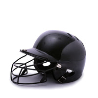 DL Adult Baseball Batting Helmet with Optional Face Mask for Batting and Fielding