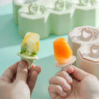 Silicone Ice Pop Molds for Kids, Easy Release Homemade Ice Cream & Ice Cube Tray