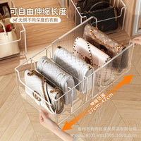 Expandable U-Shaped Handbag Organizer for Closet Shelves