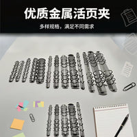 6-Ring Metal Binder Mechanism for A5/A6/M5 Notebooks and Planners