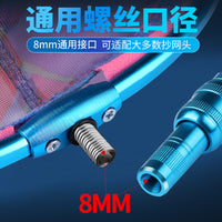 Kids' Telescopic Fishing Net Set with Stainless Steel Pole for Outdoor Fishing