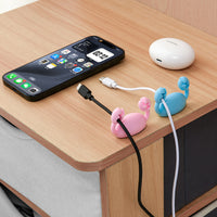 Cartoon Crab Cable Organizer for Phone Charging and Data Cables