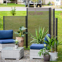 Outdoor Garden Trellis Fence Panel for Climbing Plants and Privacy Screen