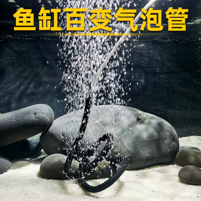 Aquarium Air Bubble Bar Diffuser for Oxygen Pump, Fish Tank Airstone Curtain Accessory