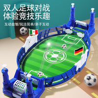 Kids Tabletop Foosball Game Toy, Two-Player Competitive Parent-Child Interactive Football Battle Table for Boys and Girls