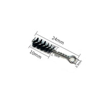 Pipe Wire Brush Tube Rust Removal Cleaning Brush Internal Hole Stain Cleaning Round Thread Interface Stainless Steel