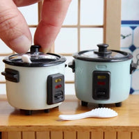 Dollhouse Miniature Rice Cooker Model for Pretend Play Kitchen Scene