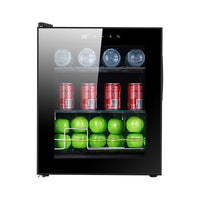 Veying YS-4818 12-Bottle Thermostatic Wine Cooler for Home and Apartment, Frost-Free, 110V Compatible
