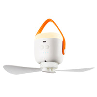Rechargeable Camping Fan with Tripod, LED Night Light, Portable Hanging Mini Fan