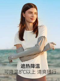 Ohsunny UV Protection Long Arm Sleeves for Driving and Outdoor Activities