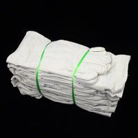 Double-Layer Canvas Work Gloves with Lining, Wear-Resistant Non-Slip Welding Protection