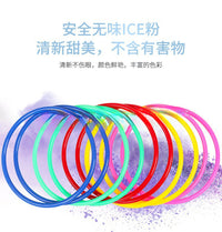 Ring Toss Game Set for Kids - Outdoor Carnival Fun, Plastic Hoops for Throwing and Stacking