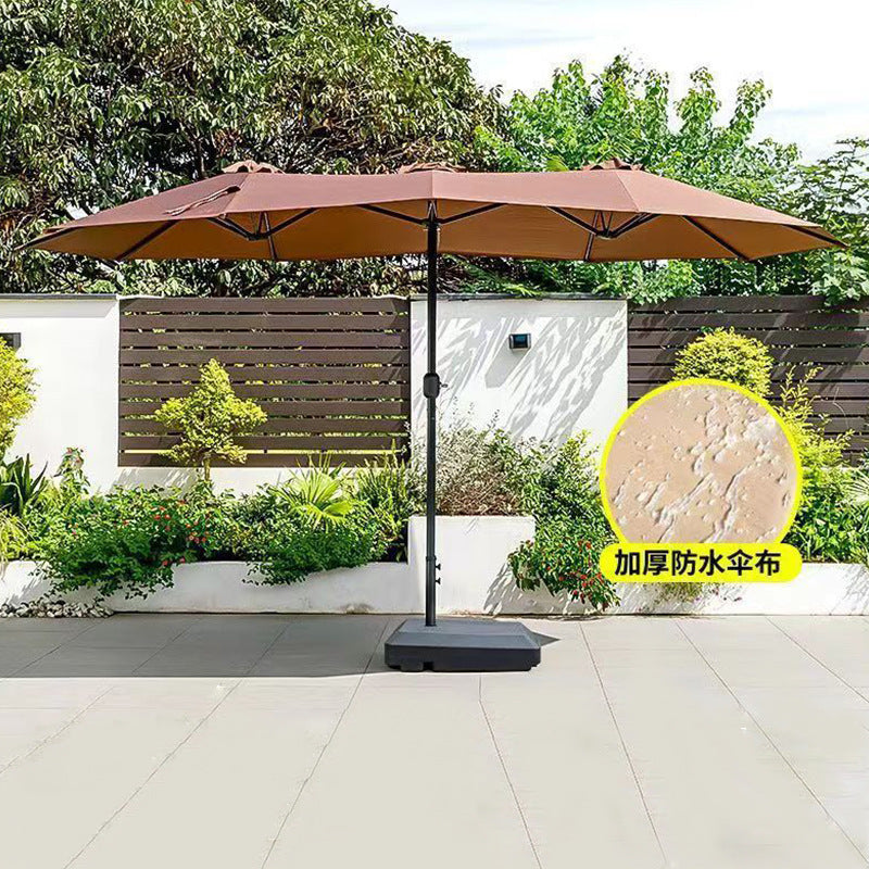 Outdoor Patio Umbrella with Sandbag Base for Garden, Balcony, Cafe, and Commercial Use