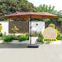 Outdoor Patio Umbrella with Sandbag Base for Garden, Balcony, Cafe, and Commercial Use