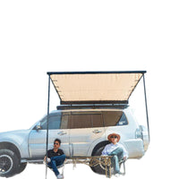 Car Side Awning Tent for Camping, 3-5 Person Outdoor Vehicle Rooftop Tent with Sunshade