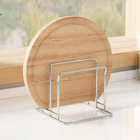 304 Stainless Steel Countertop Chopping Board and Pot Lid Holder