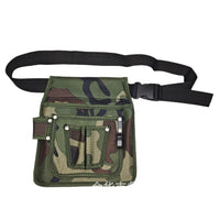 Camouflage Oxford Cloth Tool Waist Bag for Gardening and Outdoor Activities