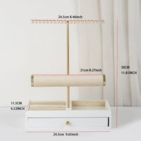 Ins Style 3-Tier Jewelry Display Stand for Necklaces, Earrings, and Rings - Vanity Organizer