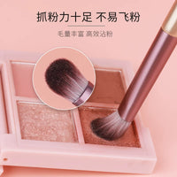 Meinvlang Mini Grape Makeup Brush Set with Storage Bag - Portable Eyeshadow, Powder, Contour, Highlight Brushes