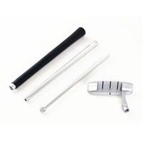 Portable Aluminum Alloy Golf Putter Set, 3-Section Detachable for Travel