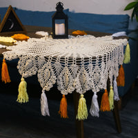 Bohemian Tassel Woven Tablecloth Wall Hanging Decor