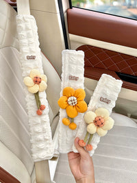 Cartoon Car Seat Belt Shoulder Pads for Neck Protection and Interior Decoration