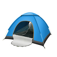 Automatic Pop-Up Camping Tent with UV Protection and Rainfly, Portable Outdoor Shelter for Overnight Stays
