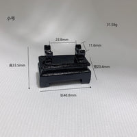 Resin Display Stand for Dzi Beads, Crystal Clusters, and Small Ornaments - Long Strip Base for Minerals, Raw Stones, and Jade